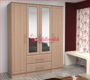 MDF gardrób 160 cm-es