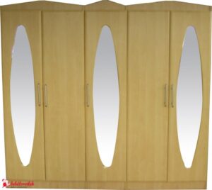 MDF gardrób 225 cm-es